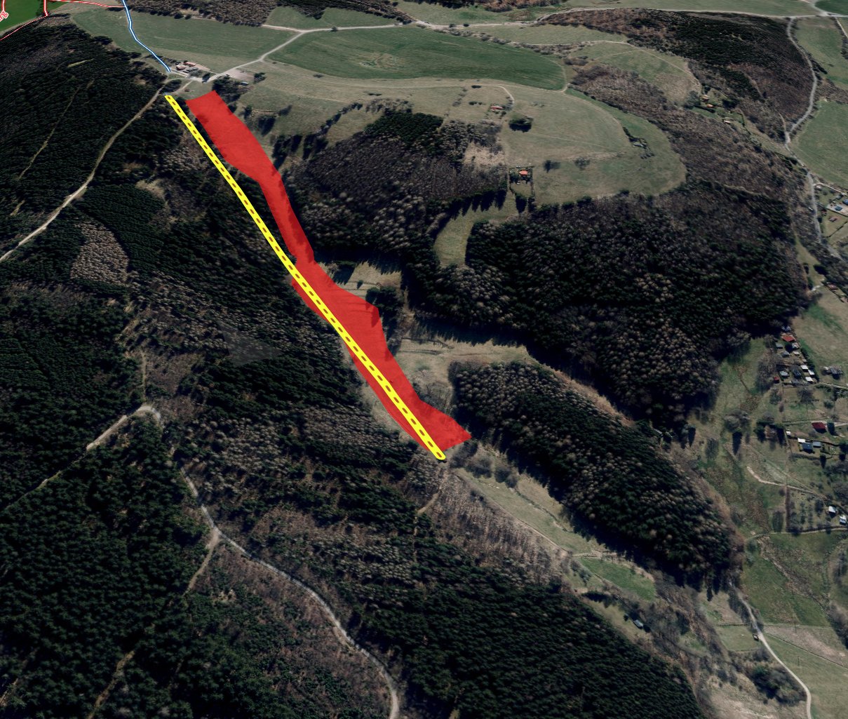 Pistenplan  im Skigebiet Steinbach-Hallenberg - ein Skigebiet in Thüringer Wald