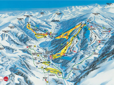 Pistenplan  im Skigebiet Balderschwang - ein Skigebiet in Allgäu